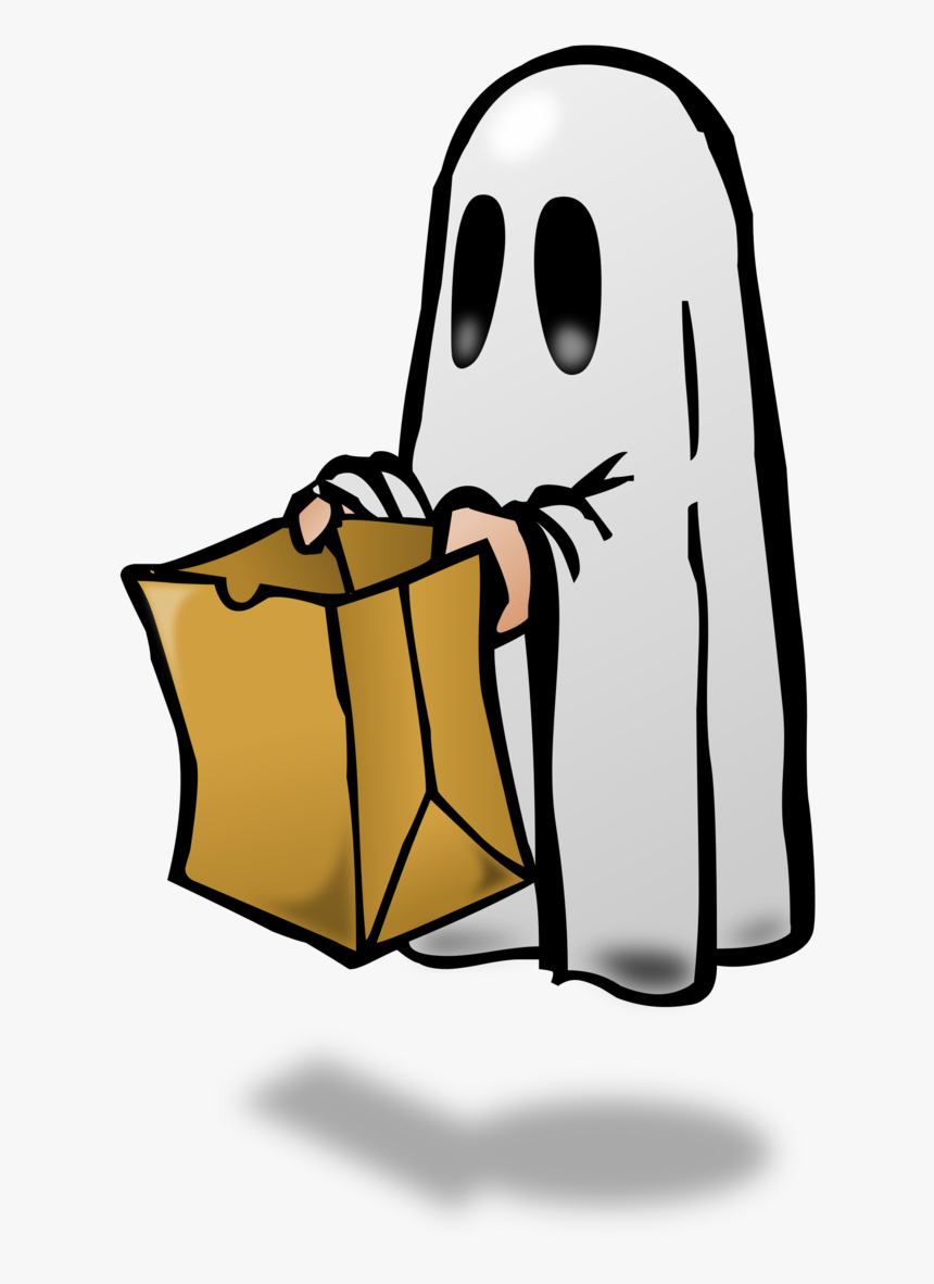 Trick Or Treat Transparent Png - Trick Or Treat Ghost, Png Download