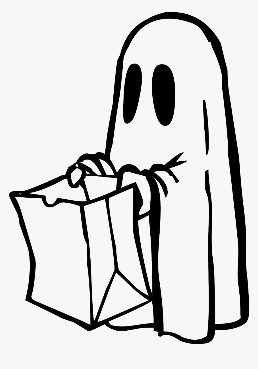 Halloween Black And White Clipart, HD Png Download