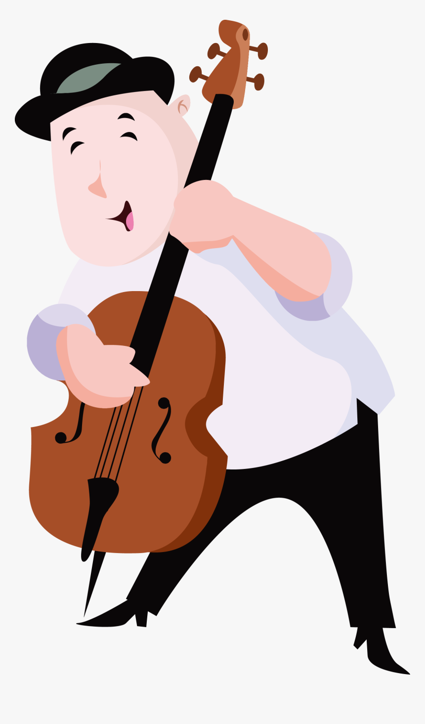 Picture Library Stock Cello Clipart Chinese American - Musician Classical Music Clipart, HD Png Download