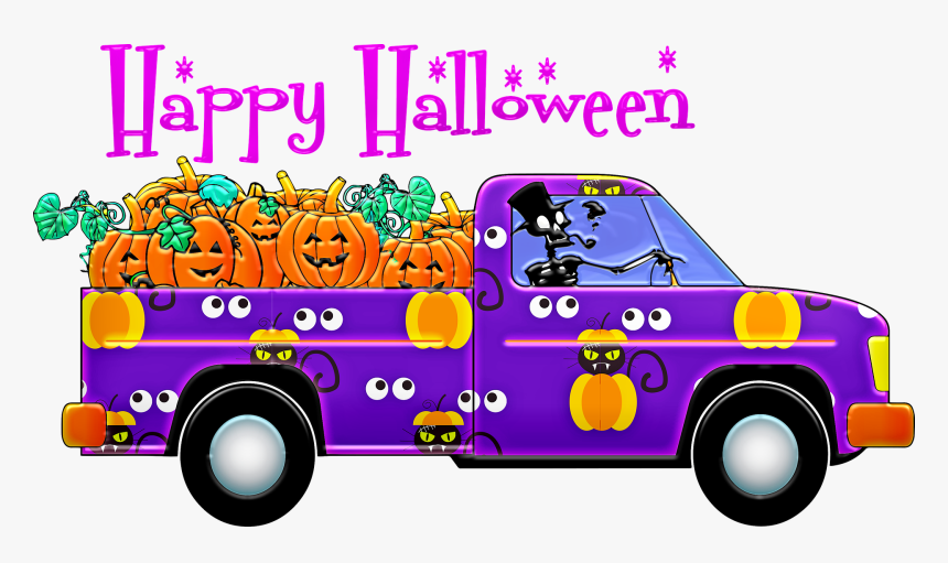 Trunk Or Treat Truck Clip Art, HD Png Download