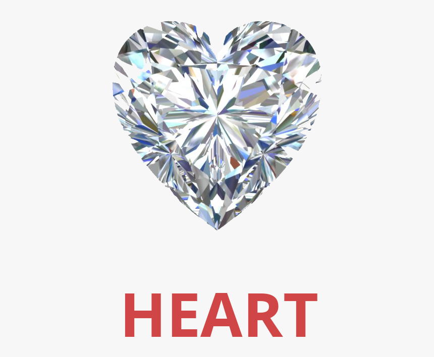 Heart Cut Diamond - Diamond Cut, HD Png Download