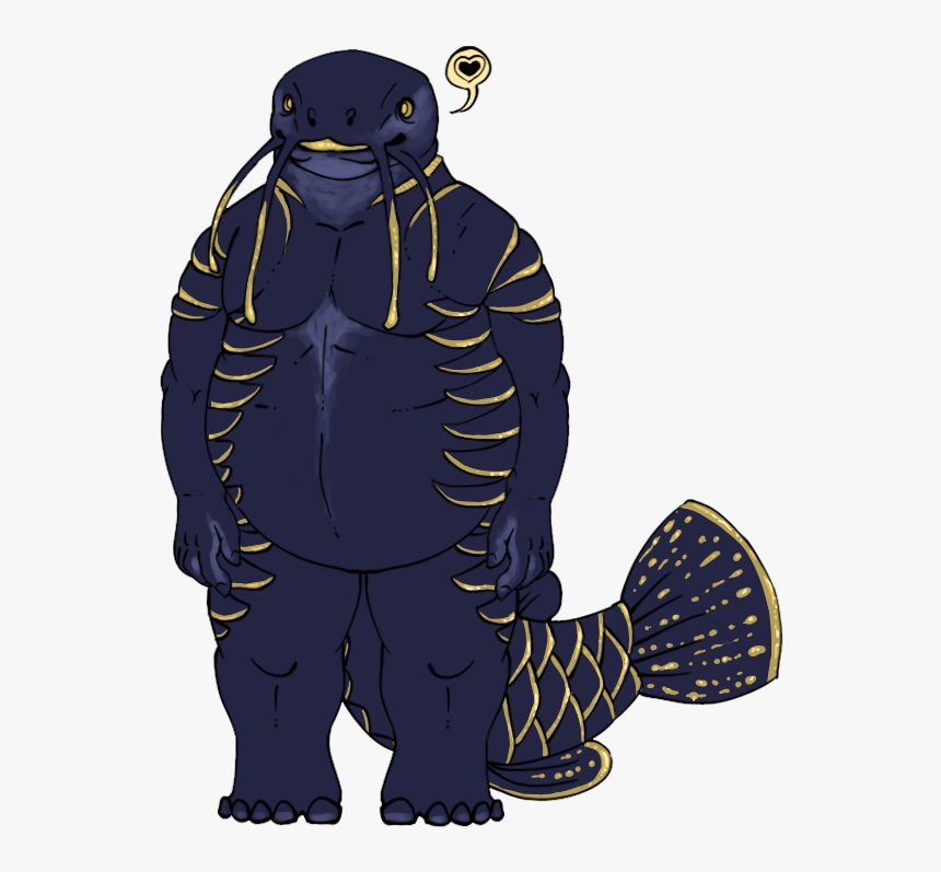 Fancy Catfish Man - Cartoon, HD Png Download