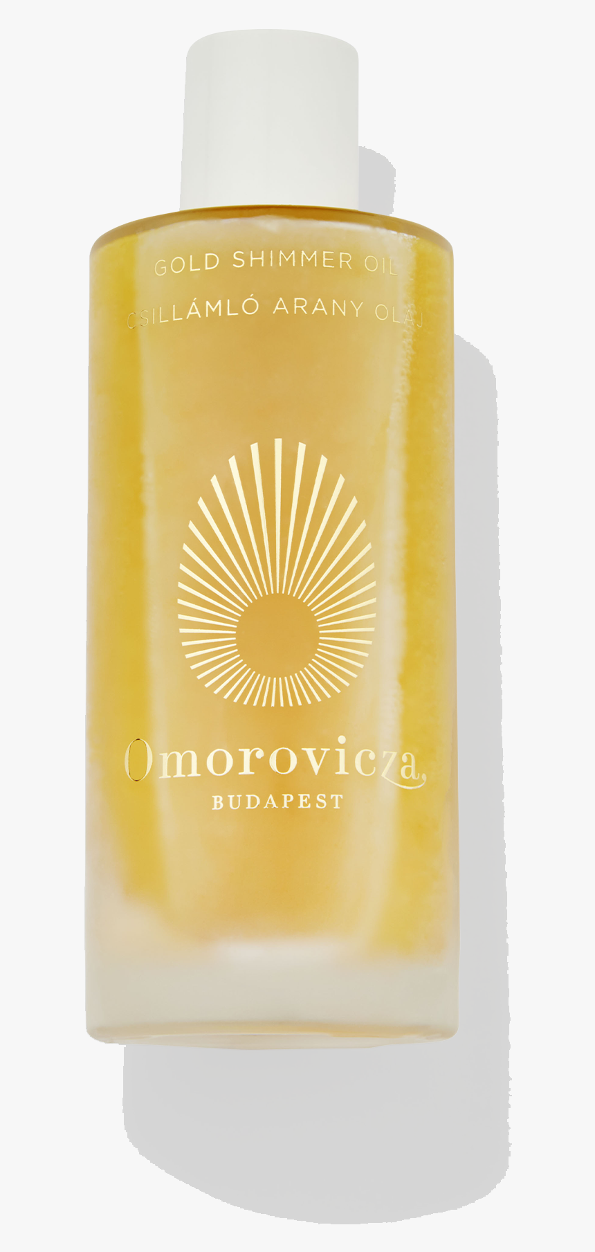 Gold Shimmer Oil - Plastic Bottle, HD Png Download