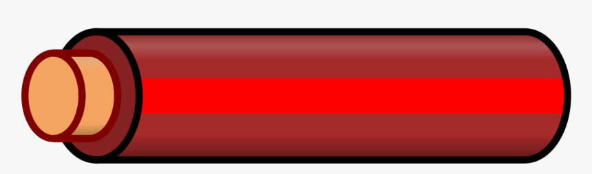 Wire Brown Red Stripe - Carmine, HD Png Download