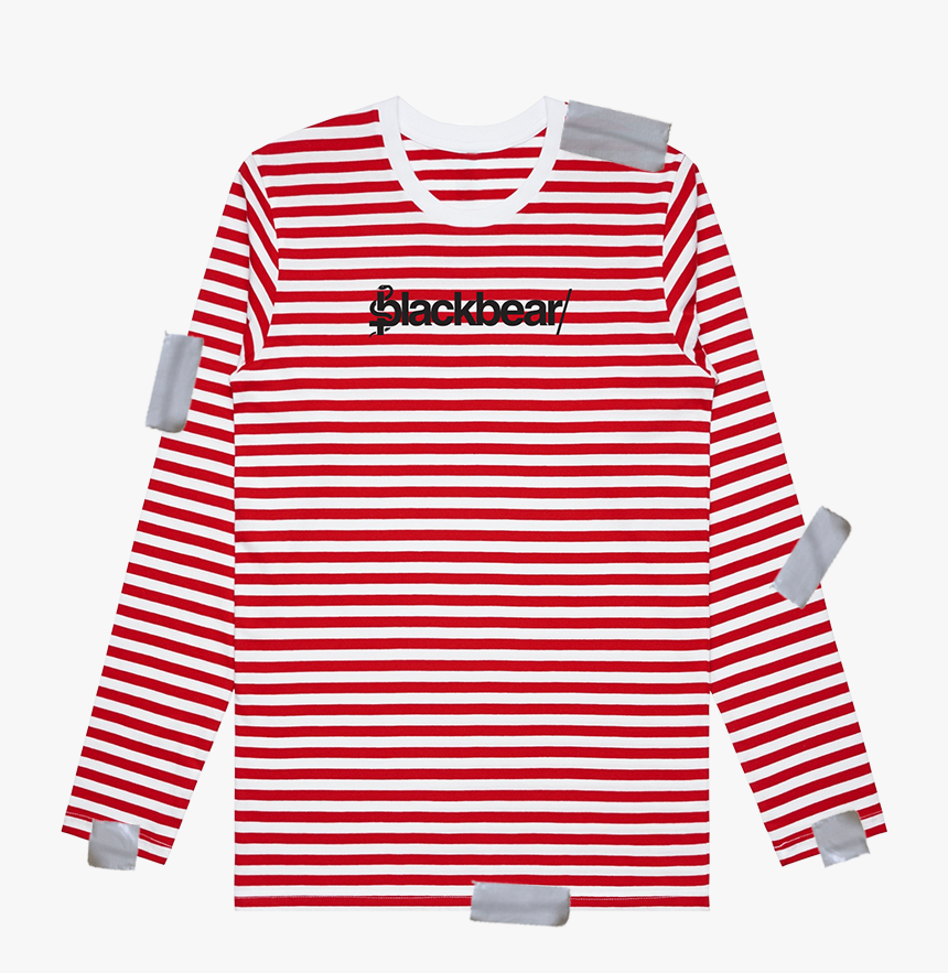 Red Striped Longsleeve 
 Class Lazyload Lazyload Fade, HD Png Download