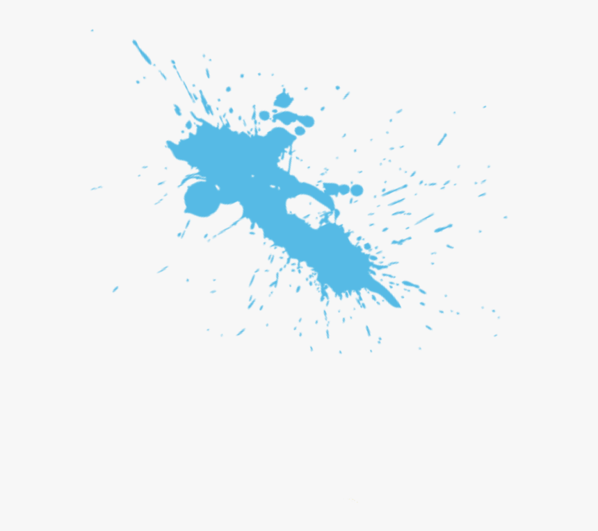 #splash #paintsplatter #paintsplash #paint #blue #bluepaint - Illustration, HD Png Download