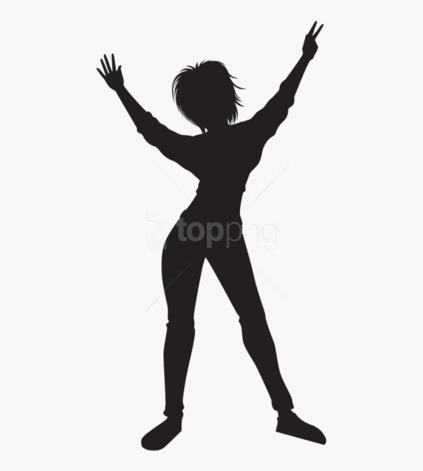 Transparent Female Silhouette Clipart - Transparent Png Dancer Png, Png Download