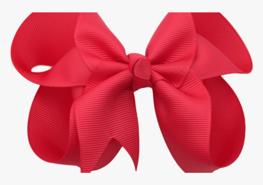 4 Inch Solid Color Boutique Hair Bows The Solid Bow - Bow Tie Hair Png, Transparent Png