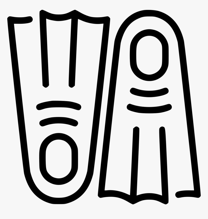 Diving Fin - Scalable Vector Graphics, HD Png Download