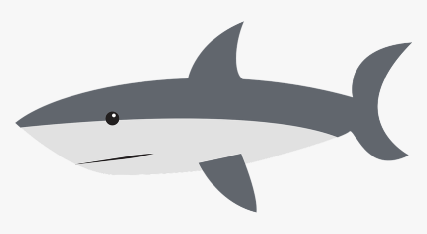 Haj, Sida, Simning, Fin, Djur - Shark Clipart, HD Png Download