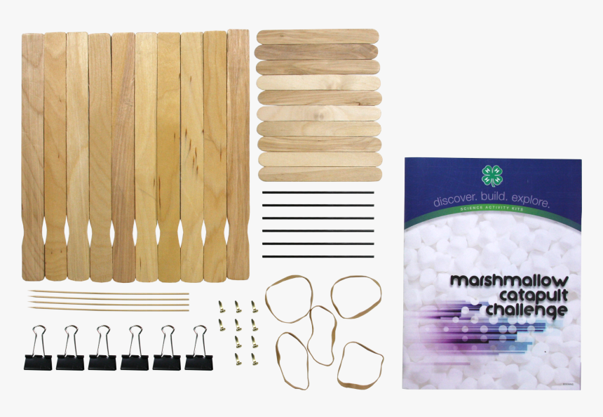 Marshmallow Catapult Materials Kit - Plywood, HD Png Download