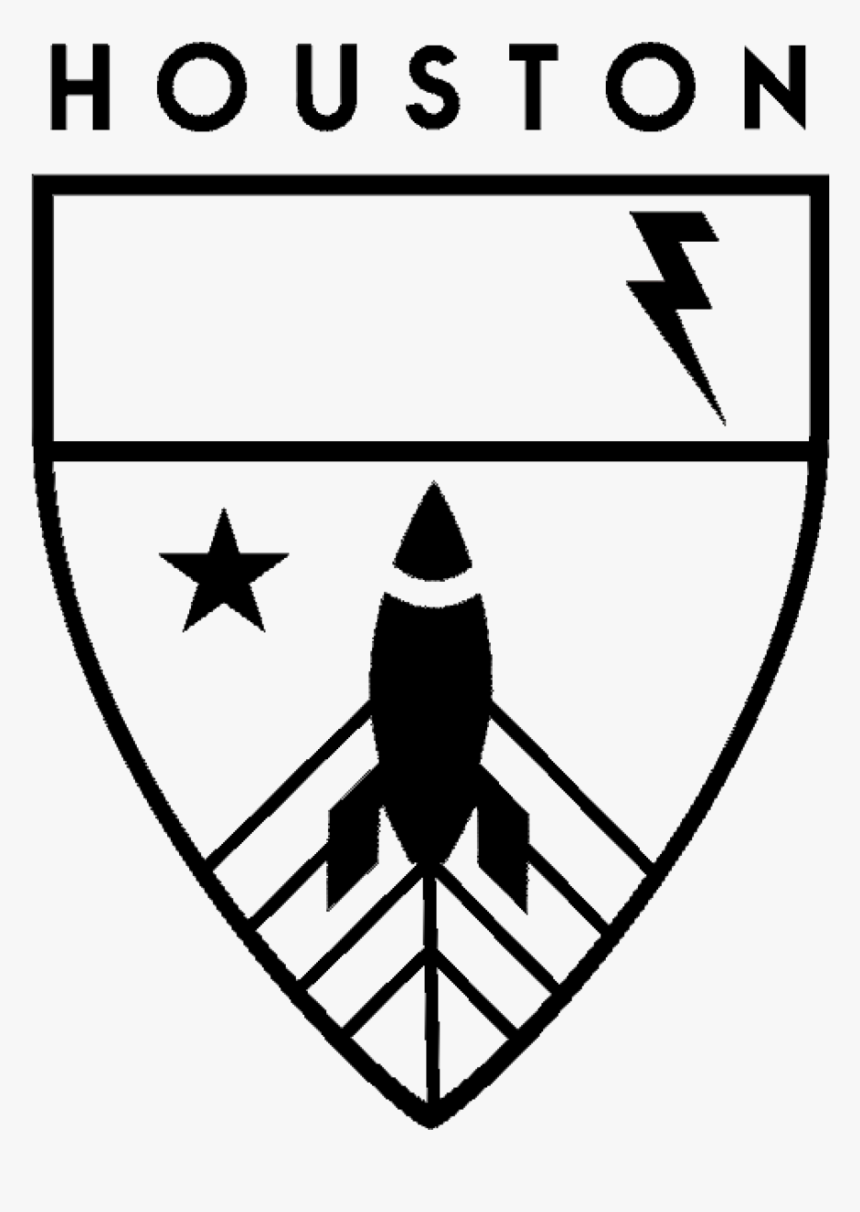Efc Houston Crest Black, HD Png Download