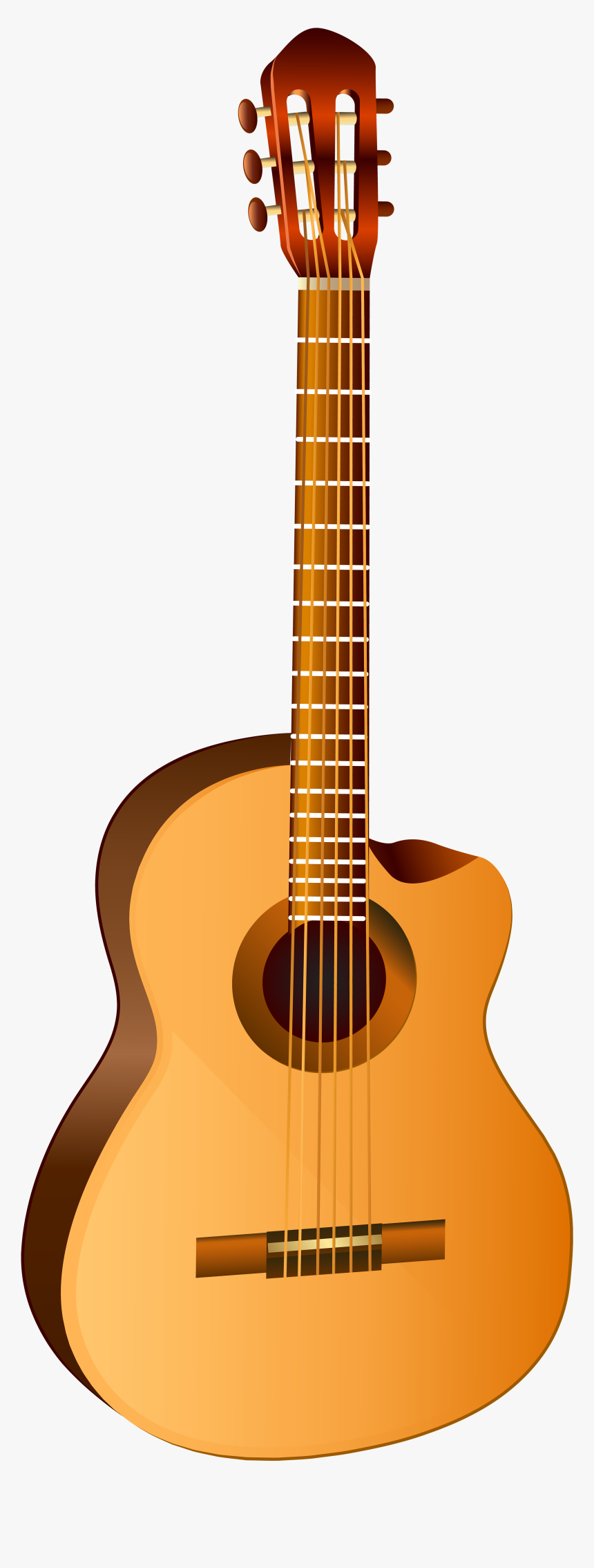 Classic Guitar Transparent Png Clip Art Image - Yamaha Ll Ta, Png Download