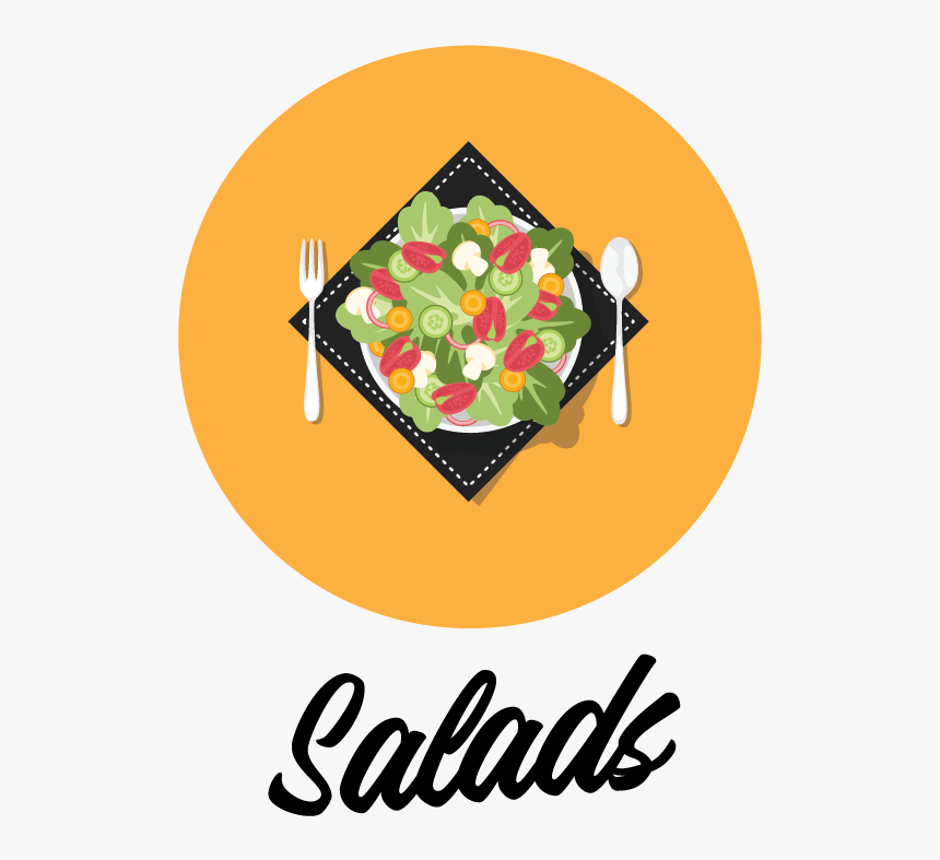 Fresh Salads With A Twist - Illustration, HD Png Download