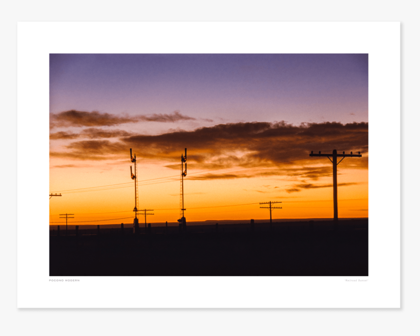 Main Railroad Sunset, HD Png Download