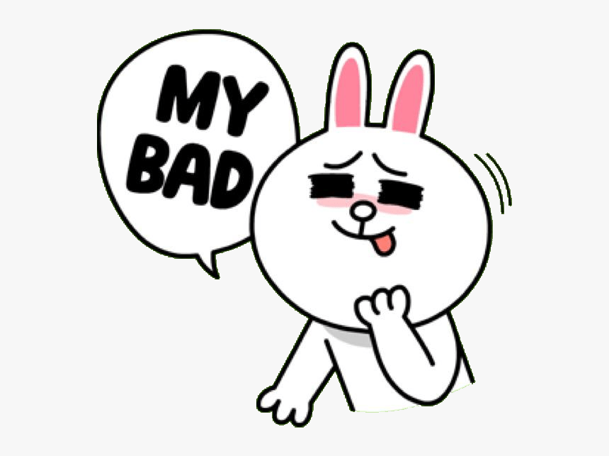 Download More Free My Bad Png Images Line Friends Rabbit Transparent Png Transparent Png Image Pngitem