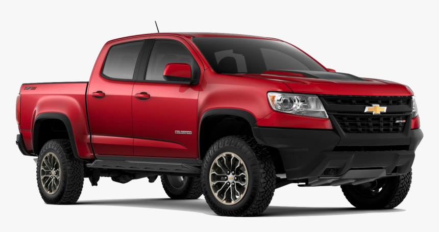 A Red 2018 Chevy Colorado Zr2 - 2018 Chevrolet Colorado Z71 Crew Cab, HD Png Download