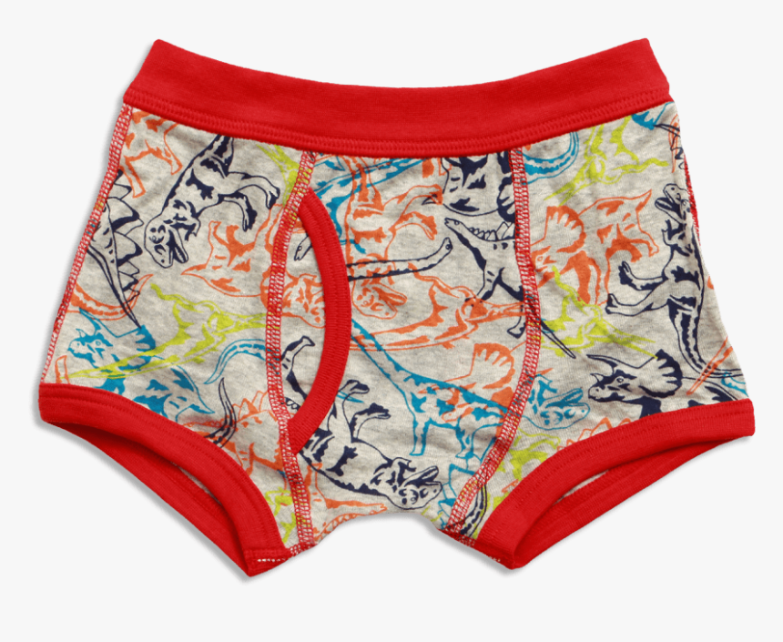 Dino Printed Style Red - Briefs, HD Png Download