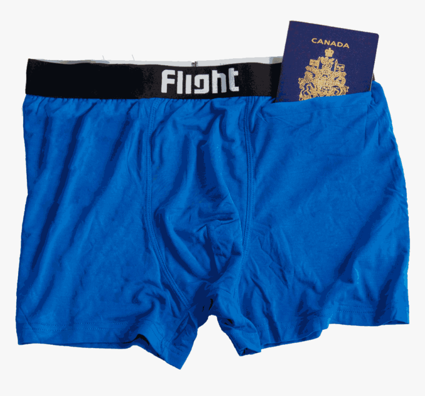 Flight Underwear, Travelbloggers - Travel Underwear With Pockets, HD Png Download