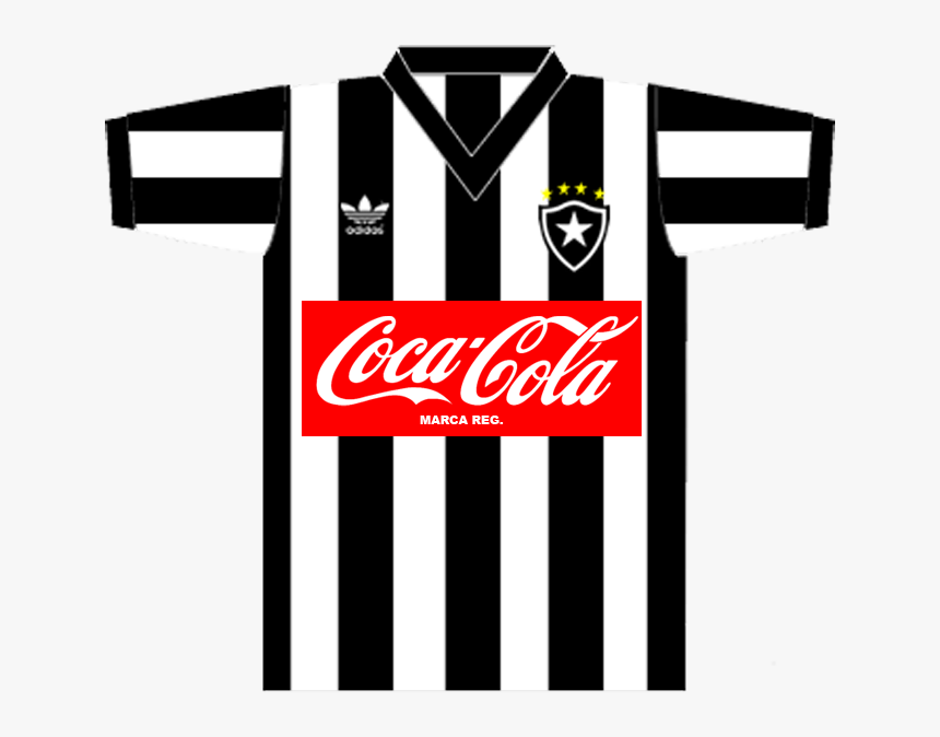 1987 Listrada Coca Cola Vermelho - Jersey Png Coca Cola, Transparent Png