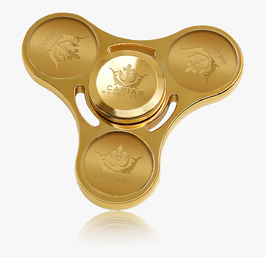Transparent Caviar Png - Solid Gold Fidget Spinner, Png Download