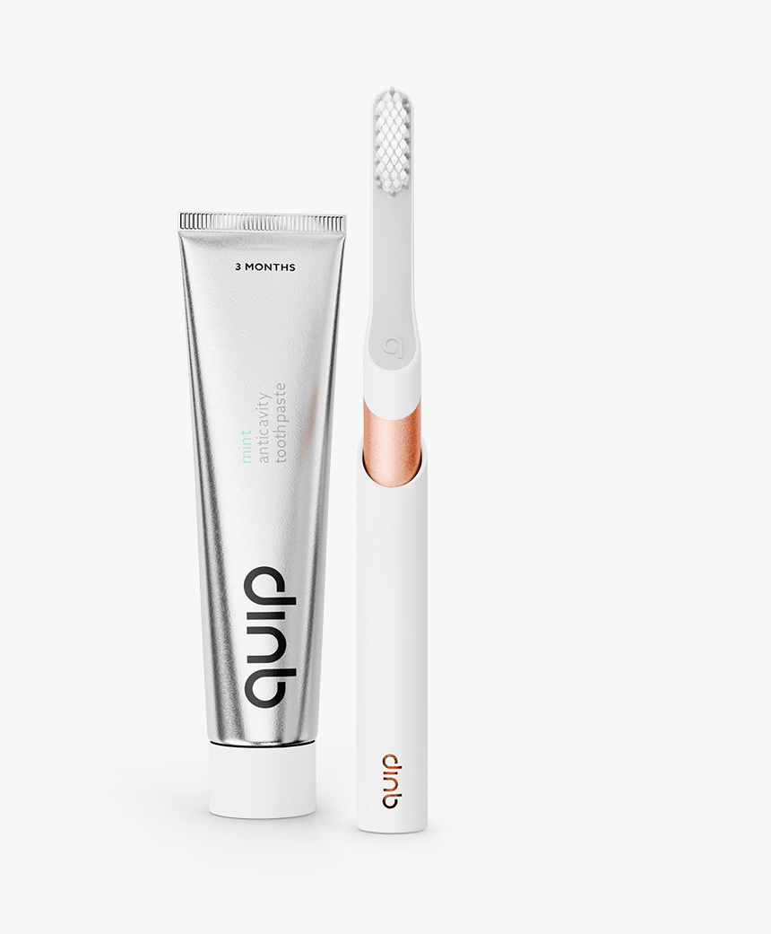 Brush With Toothpaste Copper - Cosmetics, HD Png Download