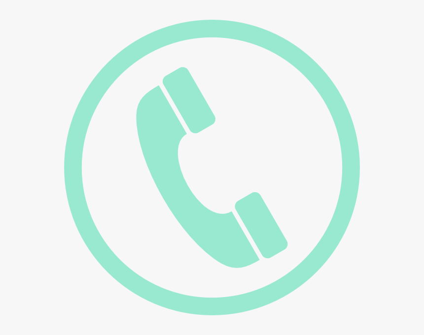 Tiffany Phone Svg Clip Arts - Phone Icon Png White Color, Transparent Png