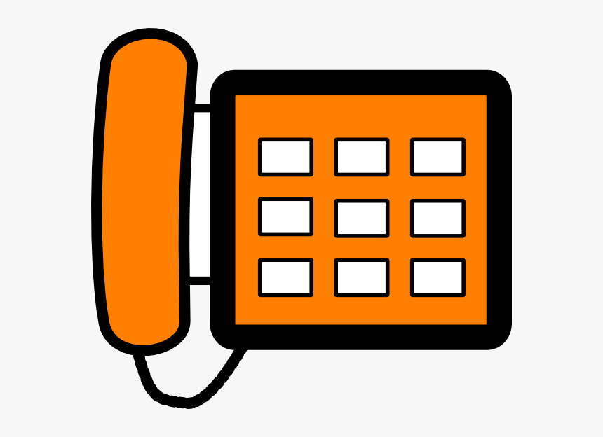 Office Phone Clip Art At Clker - Office Phone Clip Art, HD Png Download