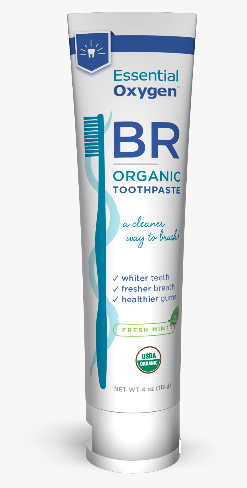 Organic Essential Oxygen Toothpaste - Essential Oxygen Toothpaste, HD Png Download