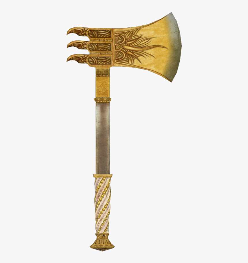 Golden War Axe, HD Png Download