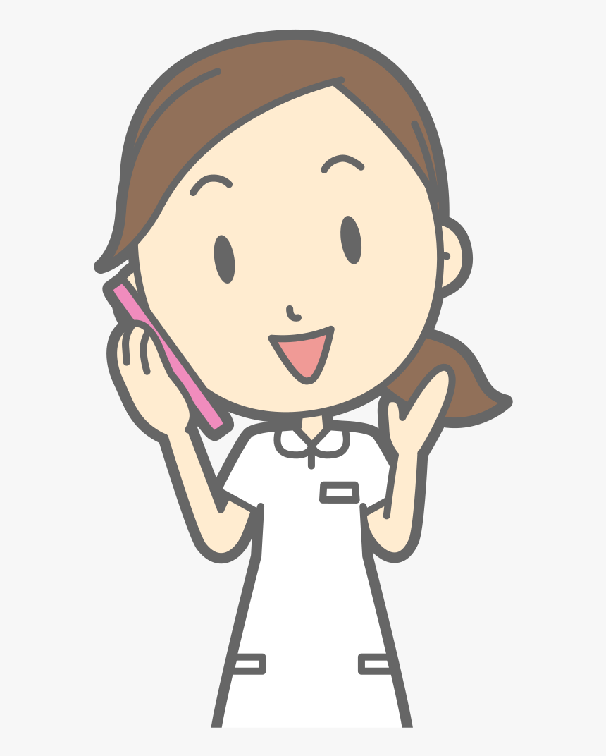 Female Using Smartphone - Using Phone Clipart, HD Png Download