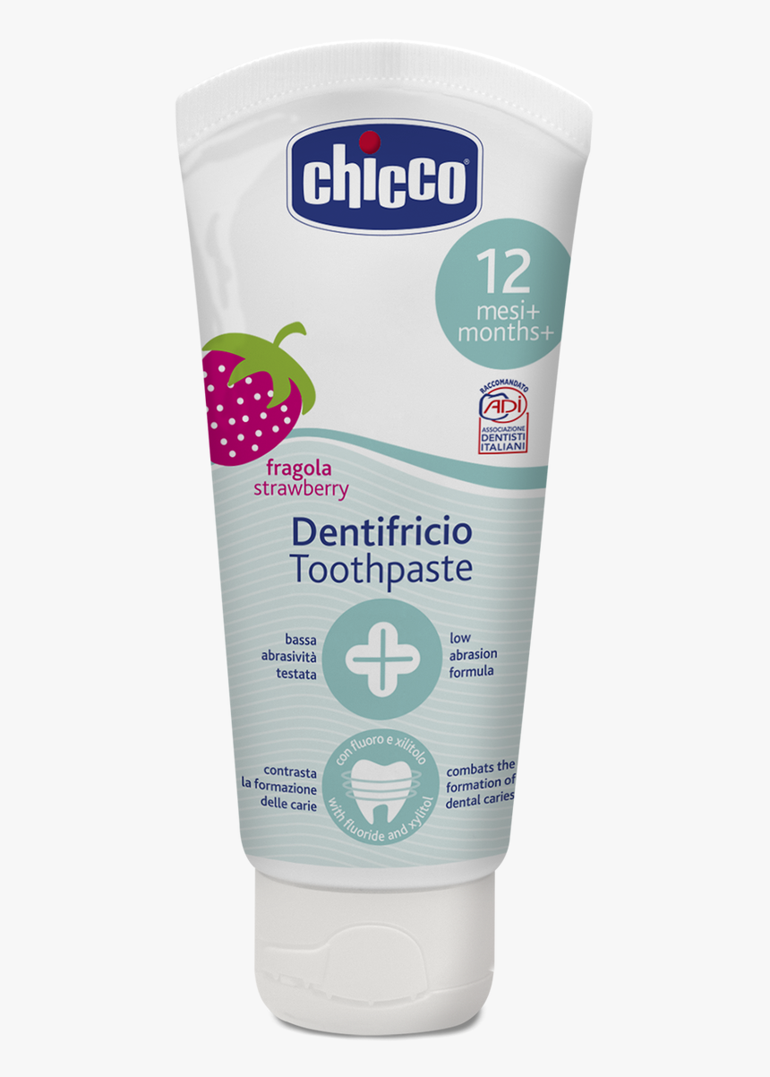 12m [no Fluoride] - Chicco Toothpaste, HD Png Download