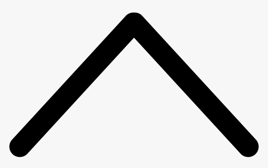Up Arrow Angle - Roof Clipart Transparent, HD Png Download