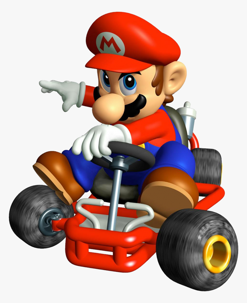 Super Mario Driving Png Image - Mario Kart Super Circuit Mario, Transparent Png