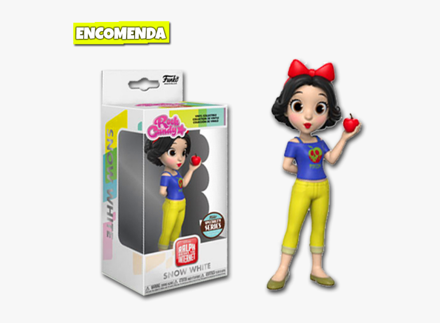 Funko Rock Candy Wifi Ralph Quebrando A Internet Branca - Snow White Wreck It Ralph 2, HD Png Download