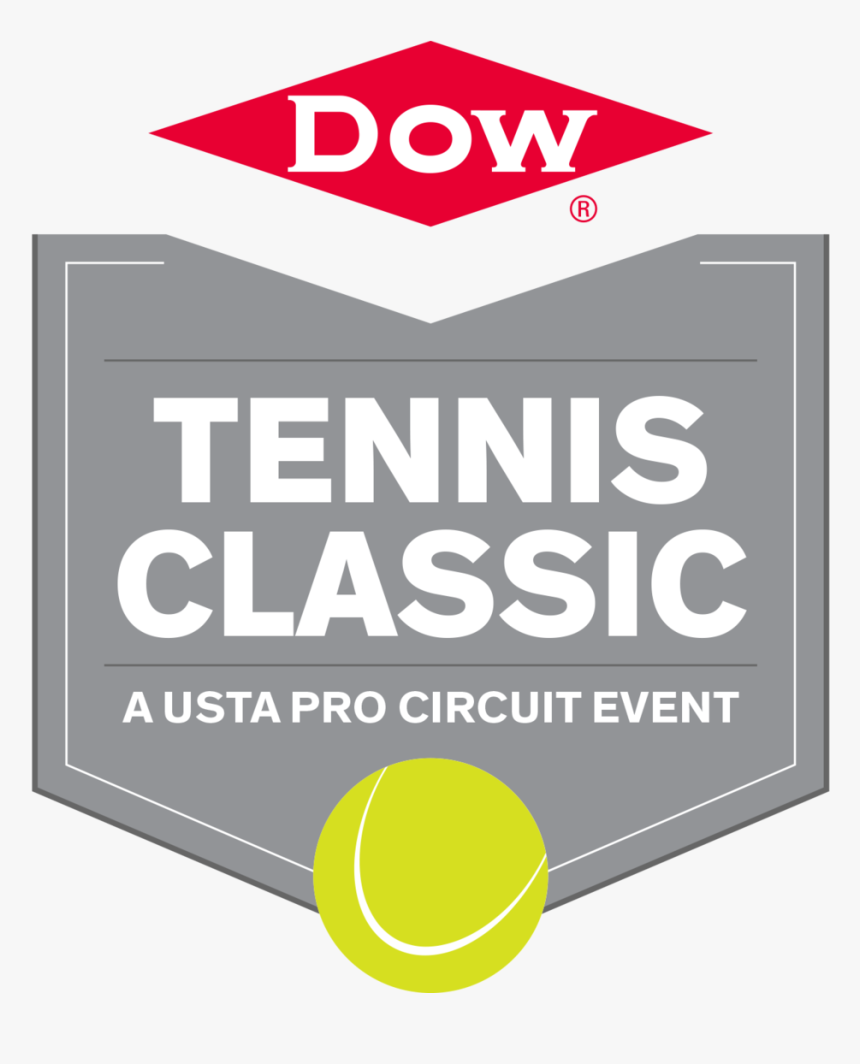 Dtc Logo-corrected - Dow Tennis Classic Logo, HD Png Download