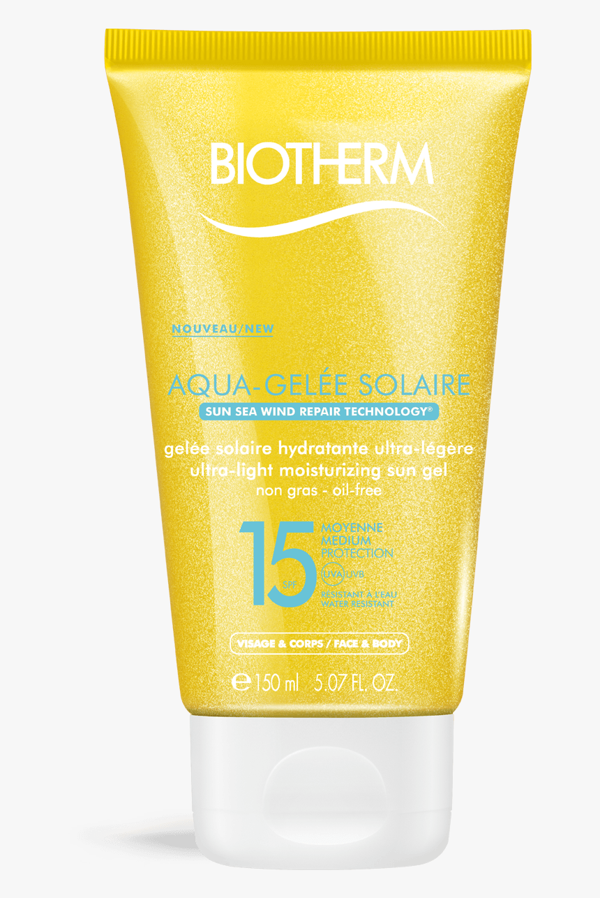 Aqua Gelee Solaire Spf 15 - Biotherm, HD Png Download
