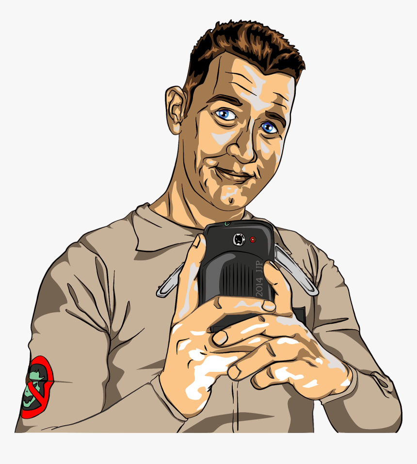 Menino Com Celular Png, Transparent Png