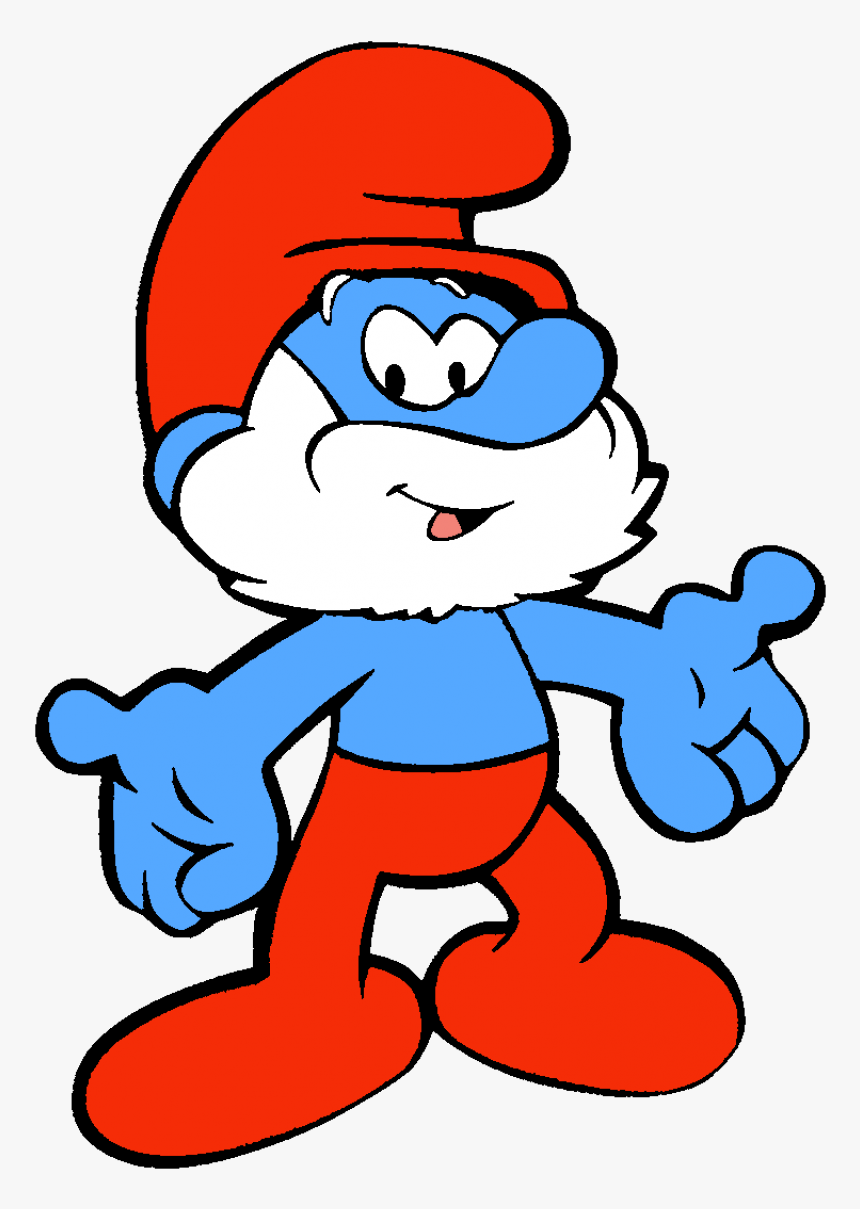 Papa Smurf Png Image - Papa Smurf, Transparent Png