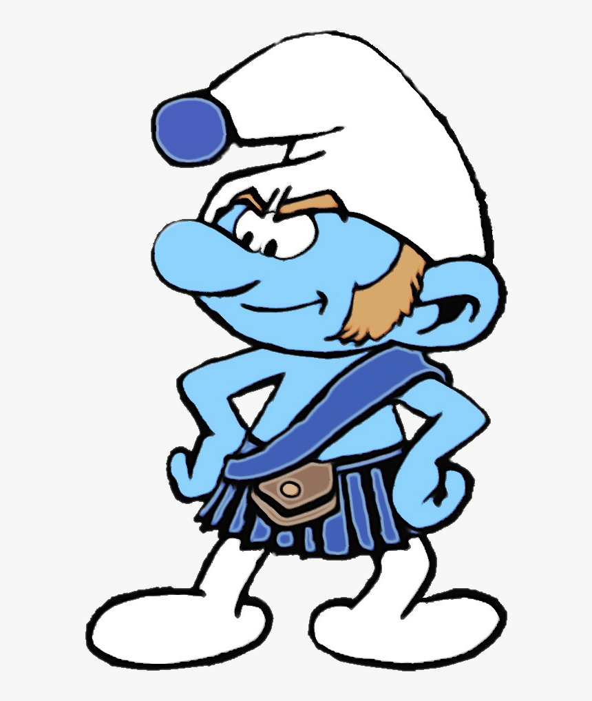 Gutsy Smurf, HD Png Download