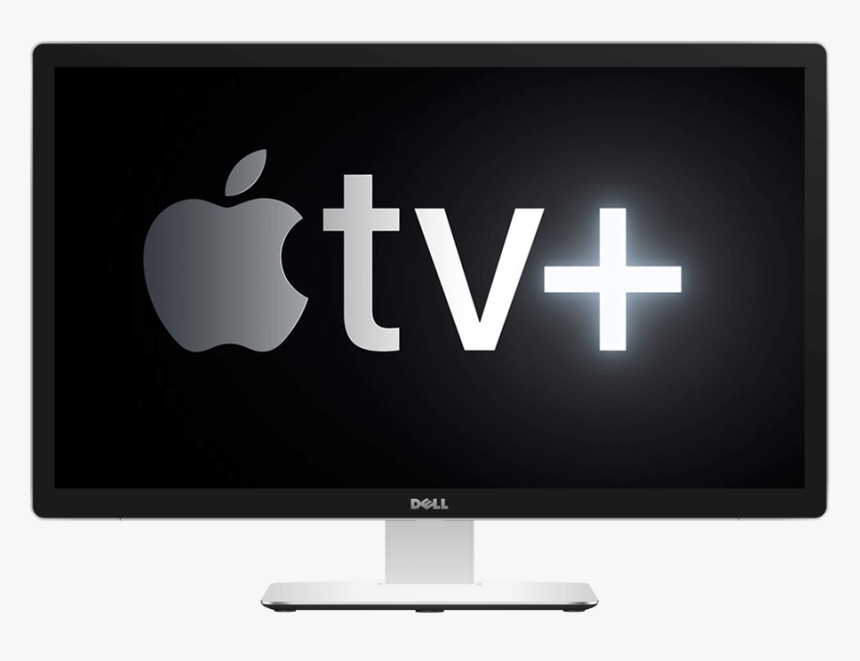 Apple Tv Logo On A Desktop Screen - Led-backlit Lcd Display, HD Png Download
