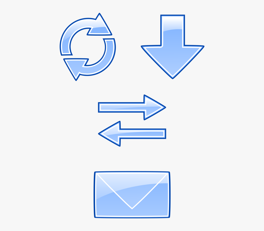 Blue,angle,area - Email, HD Png Download