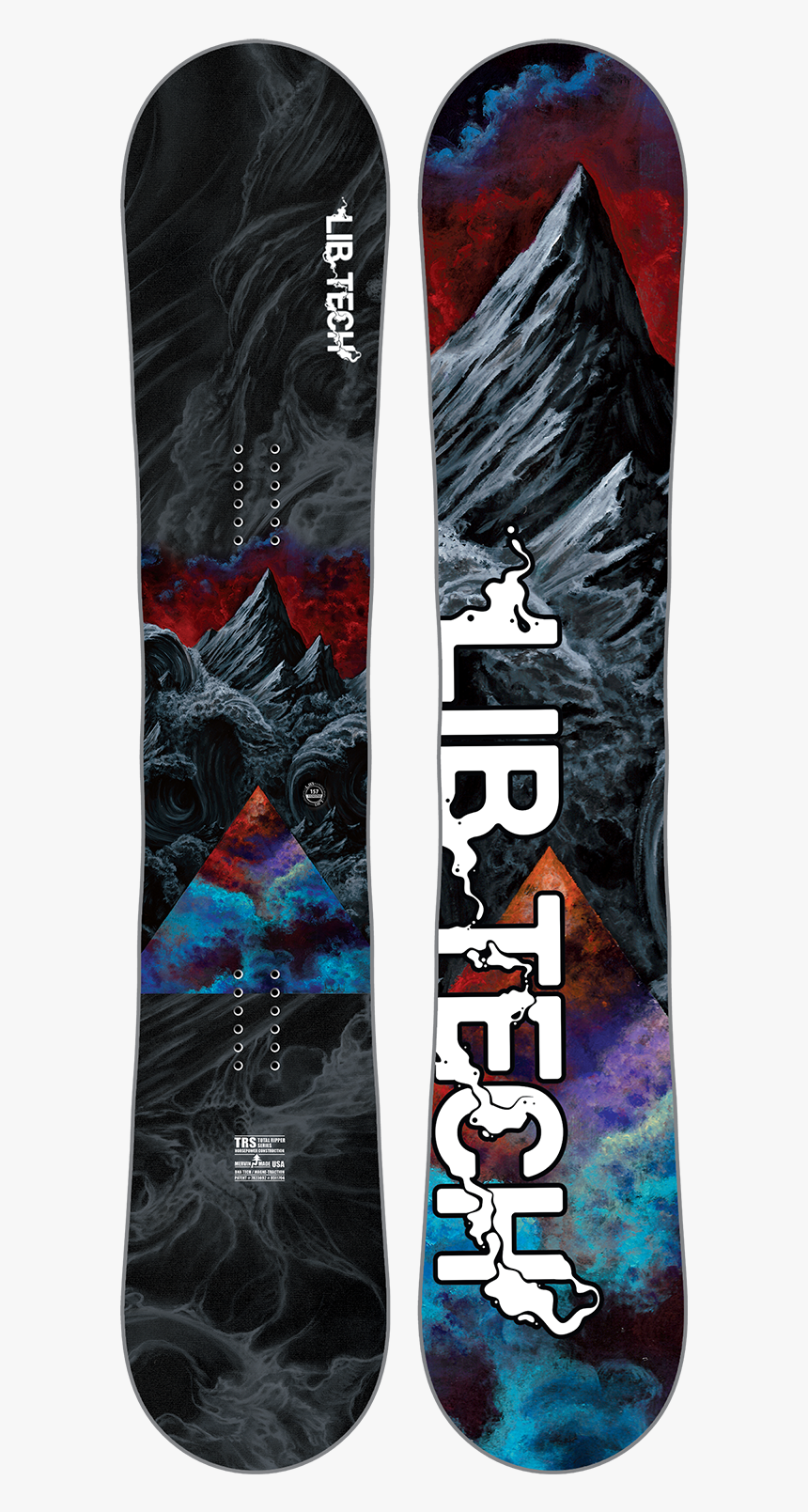 Snowboard Png High-quality Image - Lib Tech Trs 2018, Transparent Png