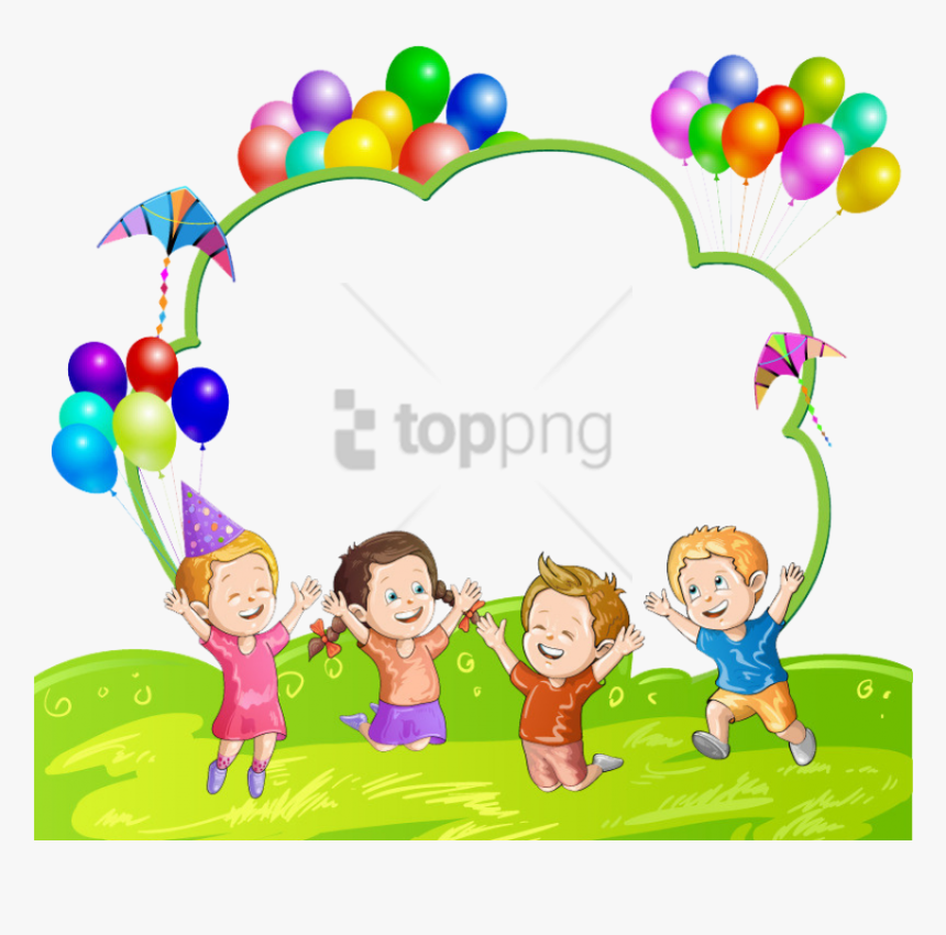 Free Png Kids Balloon Png Image With Transparent Background - Children Background Png, Png Download