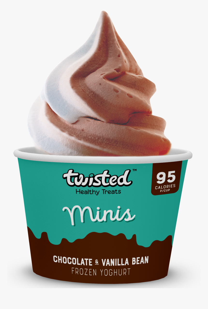Twisted Frozen Yogurt Chocolate Vanilla, HD Png Download , Transparent