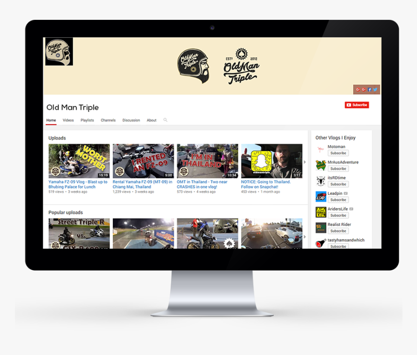 Creative Youtube Channel Design - Youtube Design Channel, HD Png Download