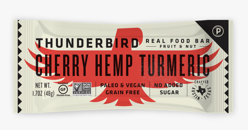 Cherry Hemp Turmeric - Thunderbird Bars, HD Png Download