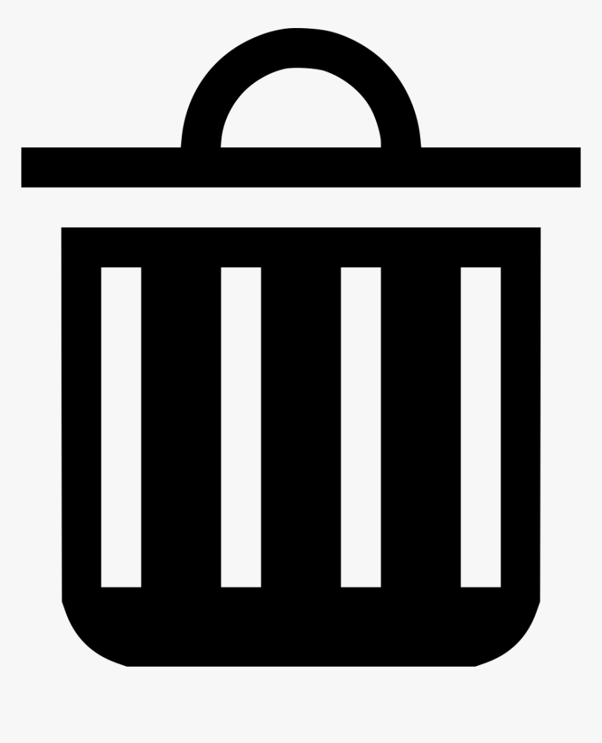 Interface Icons Trash Bin Garbage Comments Clipart, HD Png Download ...