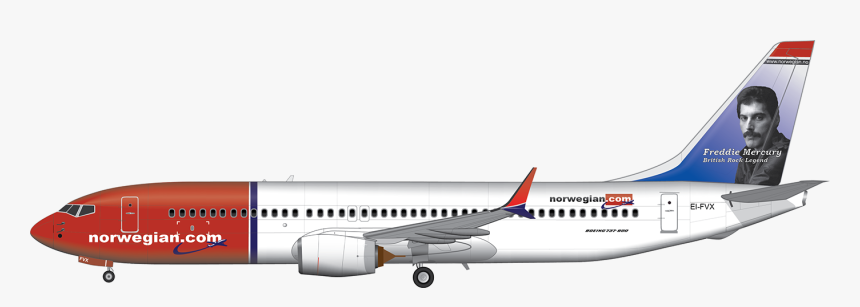 Available As An A3 Print At Https - 737 800 Norwegian Fly Boeing 737, HD Png Download