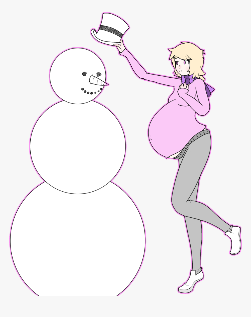 Roxy And Her Snowman - Homestuck Pregnant, HD Png Download